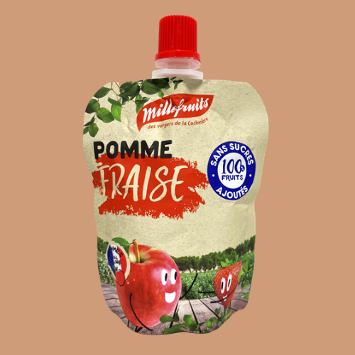 Compote pomme fraise - Millefruits