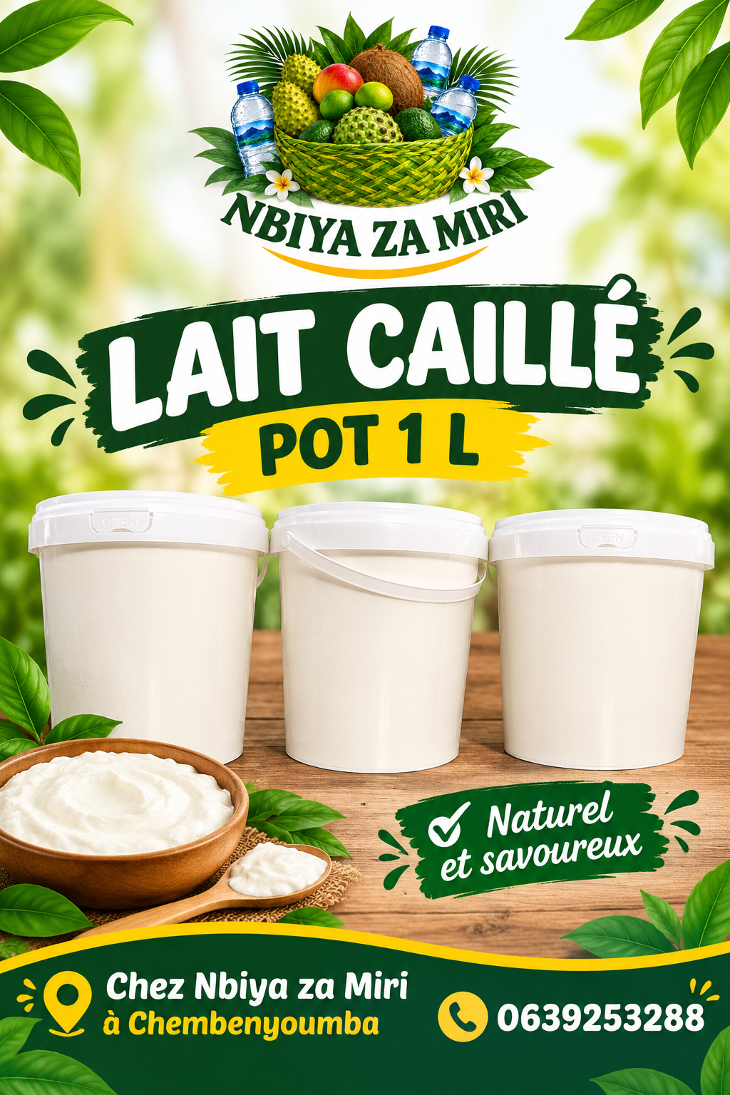 Lait caillé (Dziya la lala) - 1L