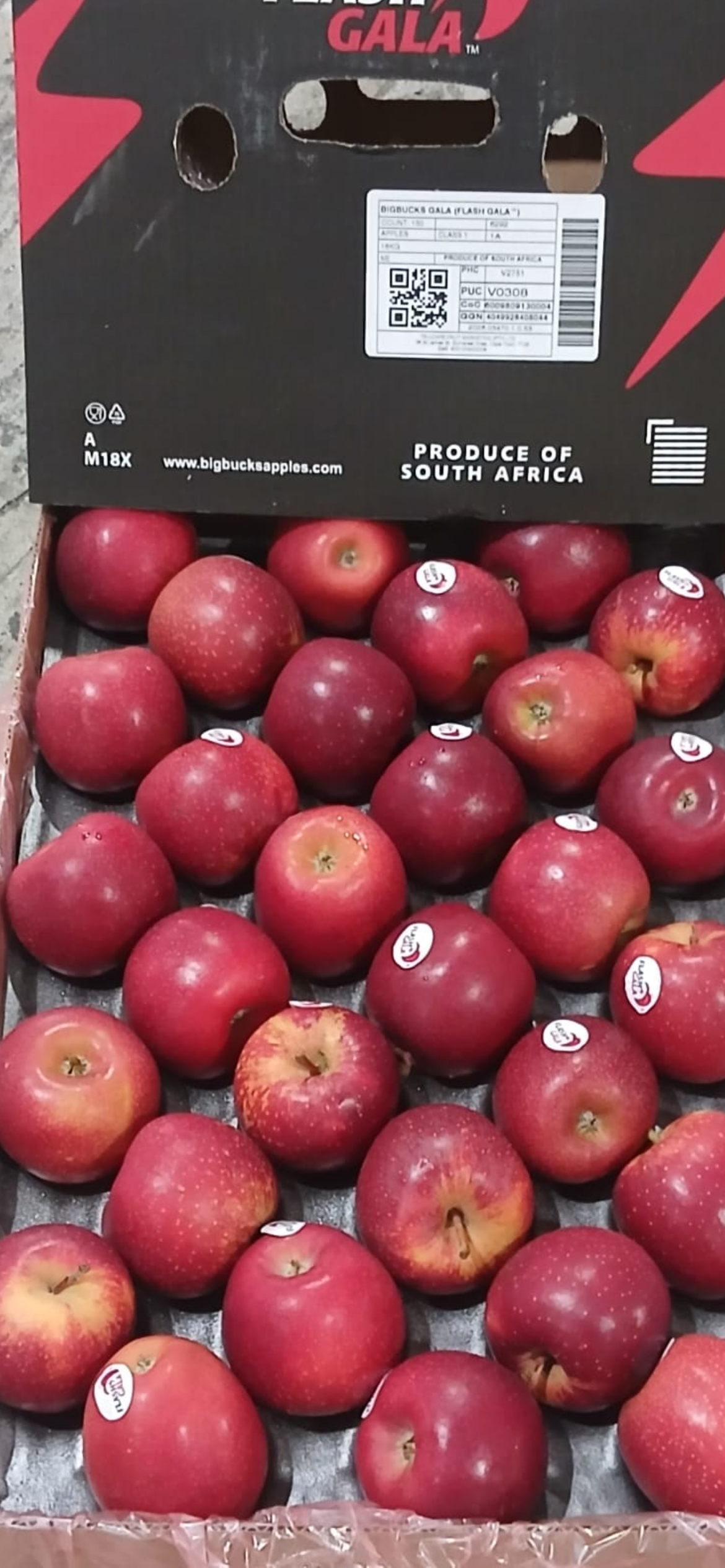 Carton de pommes (18kg)