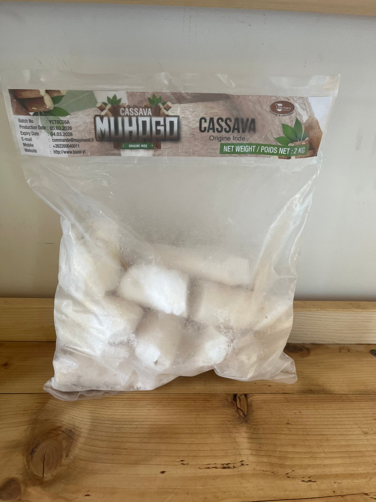 sachets 2 kg Manioc