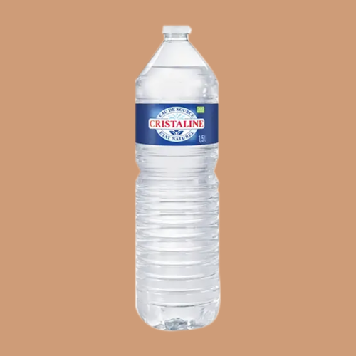 Grande bouteille d'eau (1,5L) - Cristaline